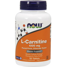 Now L-carnitina 50 Tabletas