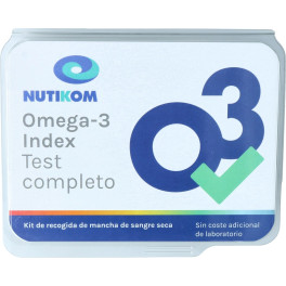Nutilab Nutikom - Test De Medición índice Omega-3 - Kit Completo 1 Unidad