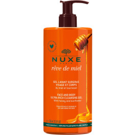 Nuxe Gel Limpiador Dermatológico Rêve De Miel 750 Ml De Gel