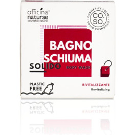 Officina Naturae Linea Co.so Cosmetici Solidi- Gel Revitalizante De Ducha Con Sauce Y Té Negro 1 Unidad De 64g