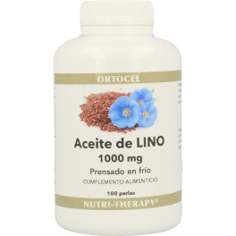 Ortocel Nutri Therapy Aceite De Lino 100 Perlas