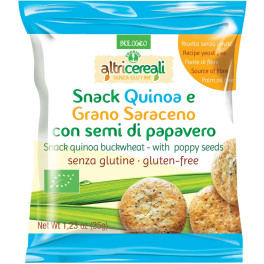 Probios Snack De Quinua Y Trigo Sarraceno - Con Semillas De Amapola 35 G