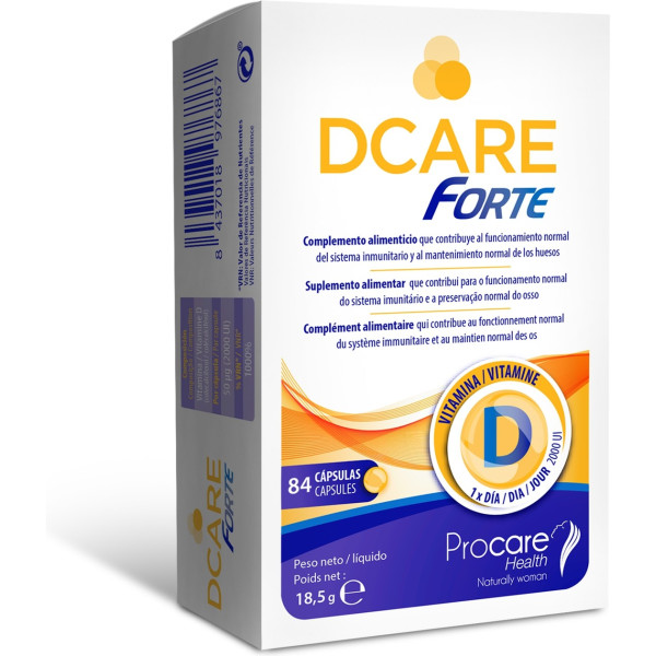 Procare Health Dcare Forte Vitamina D3 84 Caps