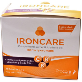Procare Health Ironcare 28 Sobres De 2.5g