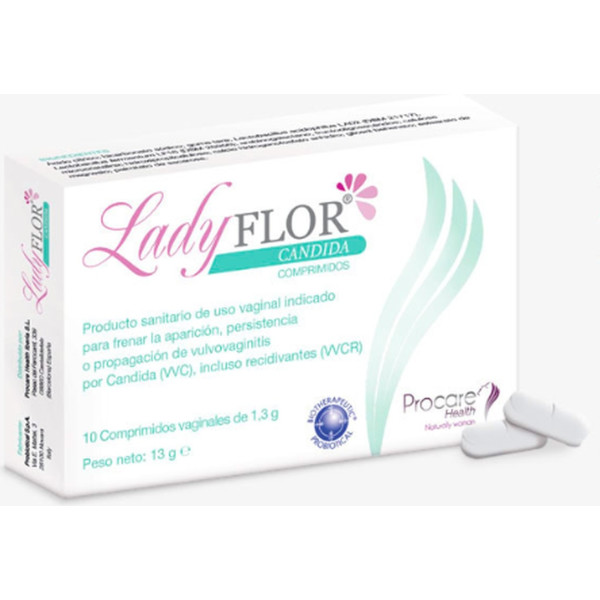 Procare Health Ladyflor Candida 10 Comp