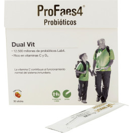 Profaes4 Dual-vit Probióticos 30 Unidades De 1500mg