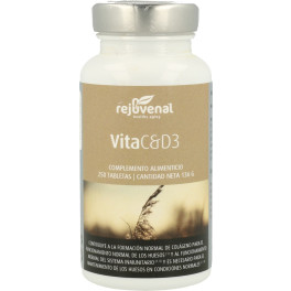 Rejuvenal Vitac & D3 250 Tabletas
