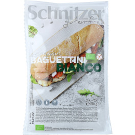 Schnitzer Mini Baguette Blanca Sin Gluten 2 Unidades De 200g