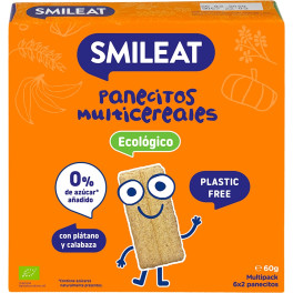 Smileat Panecillos De Cereales Con Plátano Y Calabaza 60 G
