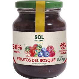 Solnatural Mermelada De Frutas Del Bosque Sin Azúcar Bio 325 G