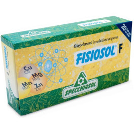 Specchiasol Fisiosol F (cu-mg-zn-mn) 20 Ampollas