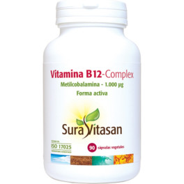 Sura Vitasan Vitamina B12-complex 90 Caps Vegetales