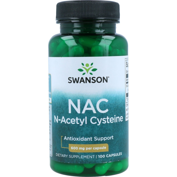 Swanson N-acetilcisteína Premium 600 Mg 100 Caps De 600mg