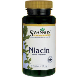 Swanson Niacina. 100 Mg 250 Tabletas