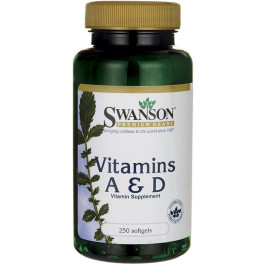 Swanson Vitaminas A Y D 250 Perlas