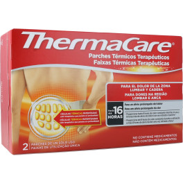 Thermacare Parches Térmicos Terapéuticos Zona Lumbar Y Cadera 2 Unidades