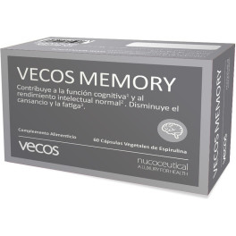 Vecos Nucoceutical Vecos Memoria Estudio 60 Caps Vegetales