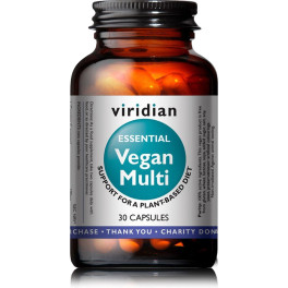 Viridian Vegan Multi Essential 30 Caps