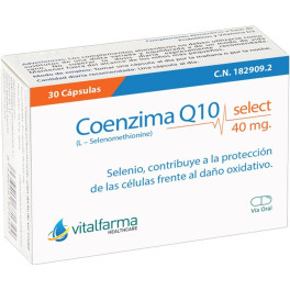 Vitalfarma Coenzima Q10 Select 30 Caps De 100mg