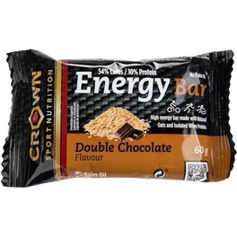 Crown Sport Nutrition Energy Bar, 1 x 60 g - Bare Oats Energy Bar met extra Whey Isolate Protein
