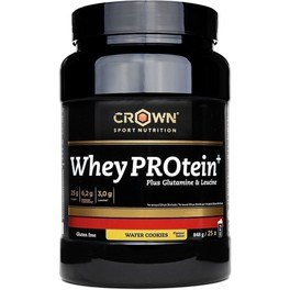  Crown Sport Nutrition Whey Protein+ 871 G. Whey Com Leucina E Extra Glutamina E Certificação Antidoping Informada Esportiva - Sem Glúten