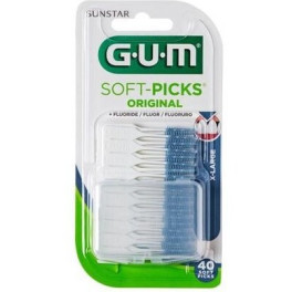Gum Soft-picks Filamentos Goma X-large 40 Unidades