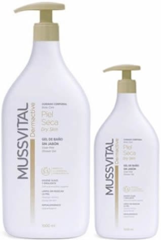 Mussvital Dermactive Gel de Baño Piel Seca 1000 ml + 400 ml Extra Mussvital Dermactive Gel de Baño Piel Seca 1000 ml + 400 ml Extra