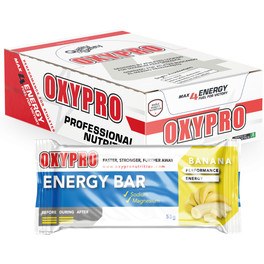 Oxypro Nutrition Energy Bar Platano Con 42g De Hidratos De Carbono. 30 Barritas X 55g