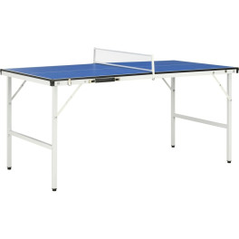 Vidaxl Mesa De Ping Pong Con Red Azul 152x76x66 Cm