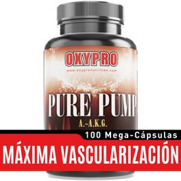 Oxypro Nutrition Pure Pump Óxido Nitrico - Reduce la Fatiga / Efecto Vasodilatador-100 mega cápsulas