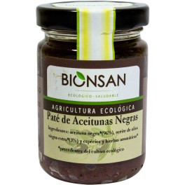 Bionsan Paté De Aceitunas Negras Ecológicas  140gr