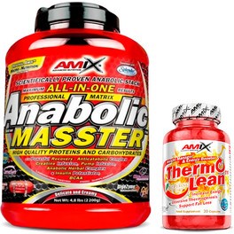 Confezione Amix Anabolic Masster 2,2 kg + ThermoLean 30 capsule