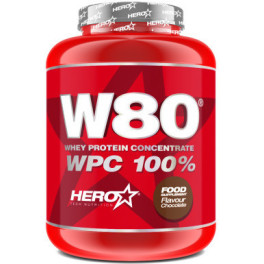 Hero Tech Nutrition Hero W80 Concentrado De Proteína De Suero De Leche 100% 900 Gr