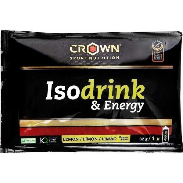 Crown Sport Nutrition Isodrink & Energy Monodosis 1 Sobre X 32 Gr
