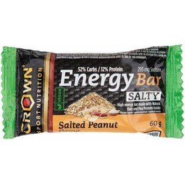 Crown Sport Nutrition Energy Vegan Bar, 1 X 60 G - Bare Oats Energy Bar With Extra Pea Isolate Protein