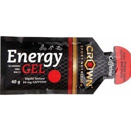 Crown Sport Nutrition Energy Gel 1 x 40g - Technical Energy Gel With Extra Sodium, Amino Acids And Liquid Texture. No Allergens