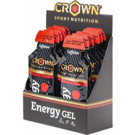 Crown Sport Nutrition 12 x Energy Gel + Cafeína 40 Gr. Textura Líquida Con Minerales Y Aminoácidos