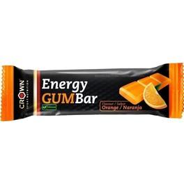 Crown Sport Nutrition Energy Gum Bar 1 x 30 Gr. Technical gummy bar with different carbohydrates, extra sodium and amino acids. Vegan