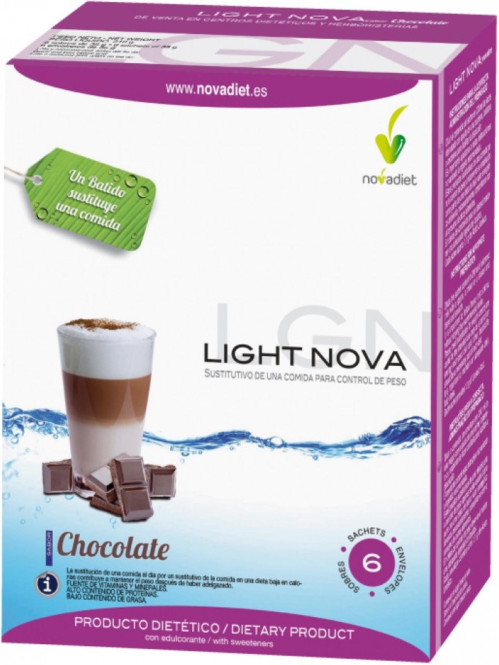 Novadiet Light Nova Chocolate 6 Sobres Novadiet Light Nova Chocolate 6 Sobres