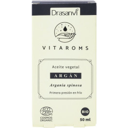 Drasanvi Huile Végétale Argan Bio (première pression à froid) 50 Ml Ecocert Vitaroms