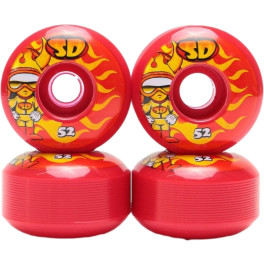 Speed Demons Characters Skateboarding Wheels 52mm Hot Shots Set4 - Unisex