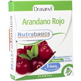 Drasanvi Red Cranberry 30 Caps Nutrabasicos