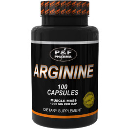 P&f Pharma Arginine - 100 Cápsulas