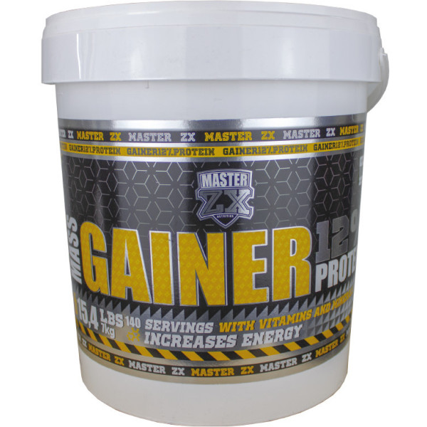 Master Zx Mass Gainer 12% Protein [15.4 Lbs] - 140 Servings