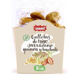 Sanavi Galleta Sarraceno Quinoa Y Baobab 200 G