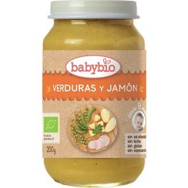 Babybio Potito Légumes et Jambon 200 Gr