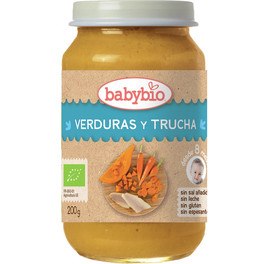 Babybio Truite Bocal Légumes 200 Gr