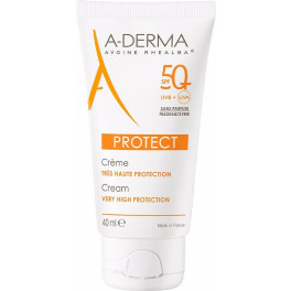 A-derma Aderma Protect Crema Sin Perfume Spf50+ 40 Ml Unisex
