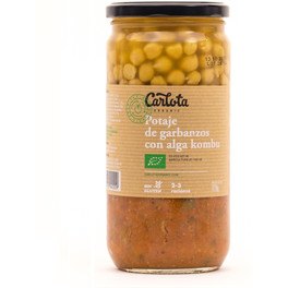 Carlota Organic Organics Potaje De Garbanzos Con Alga