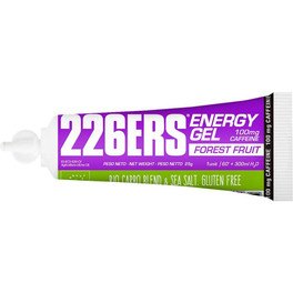 226ERS Energy Gel BIO Fruits des Bois avec 100 mg de Caféine - 1 gel x 25 gr / Sans Gluten ni Lactose